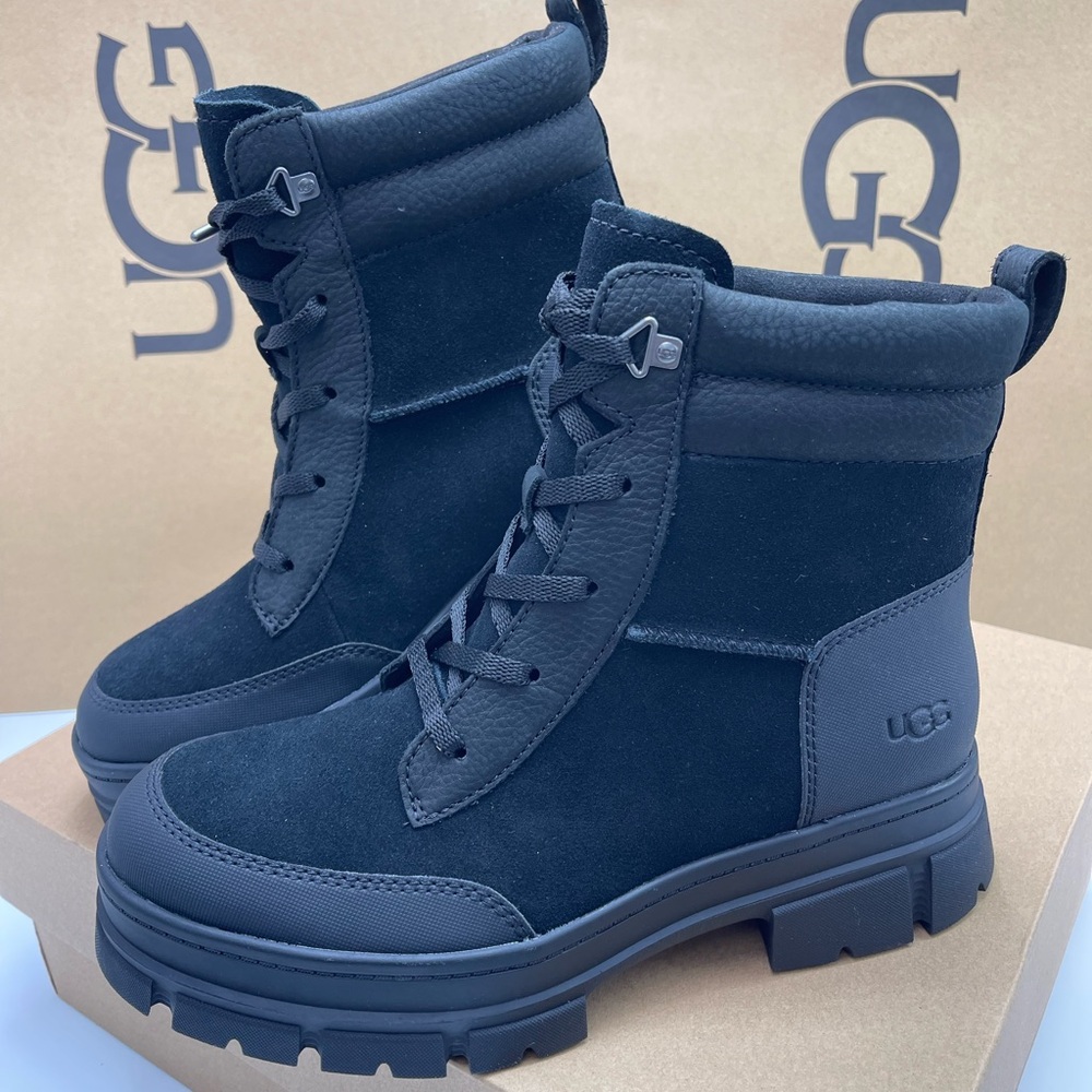UGG Women's UGG
W / 1174492
W ASHTON WEATHERIZED LACE UP Boots Black - Picture 10 of 16
